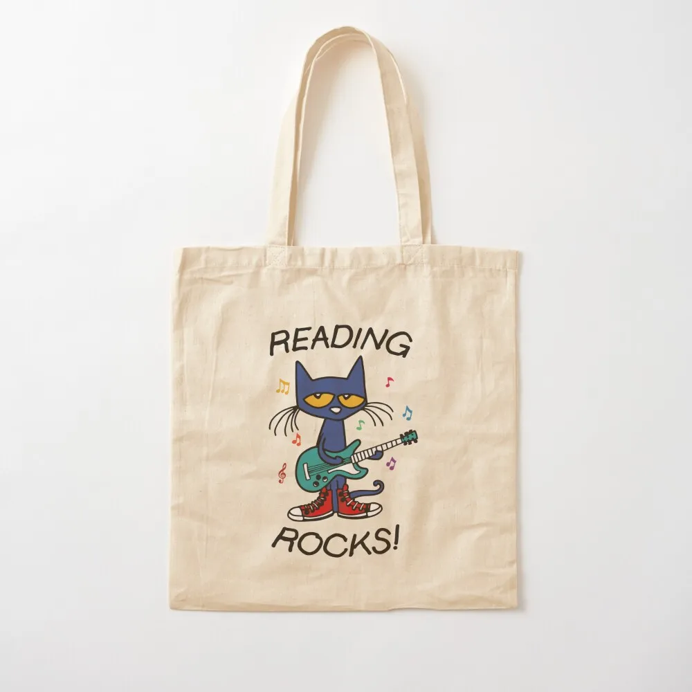 

Pete the cat Tote Bag tote bag custom Canvas stote bag reusable shopping bags