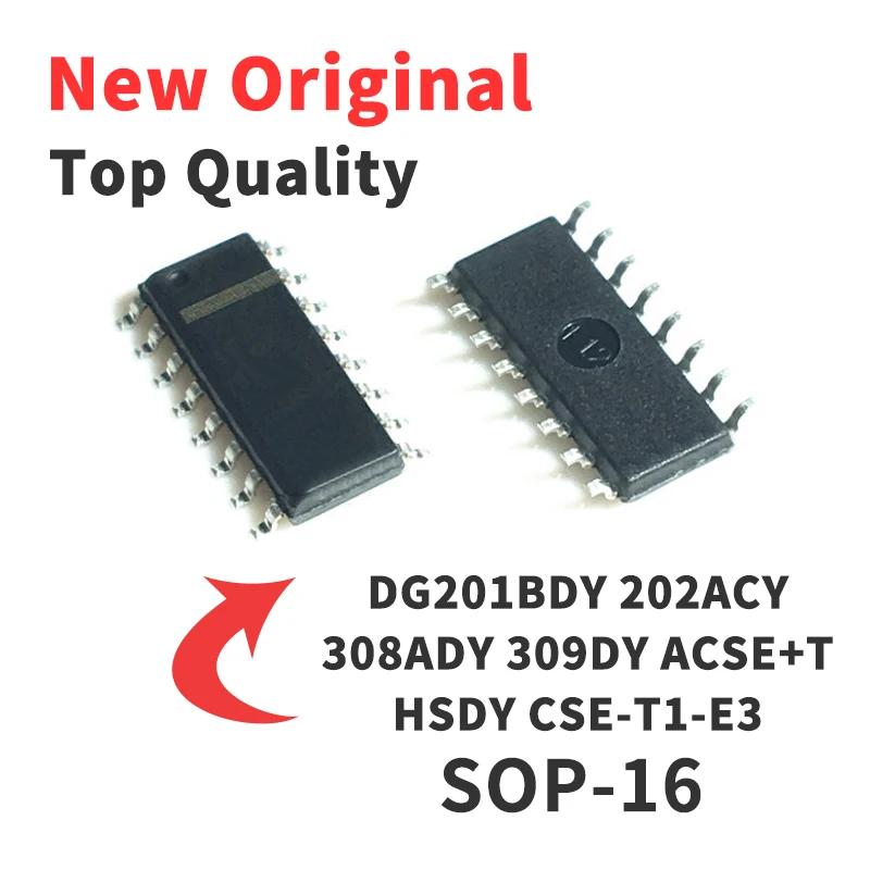 1 Piece DG201BDY DG202ACY DG308ADY DG309DY ACSE+T HSDY CSE-T1-E3 DYZ CY SOP-16 Chip IC New Original