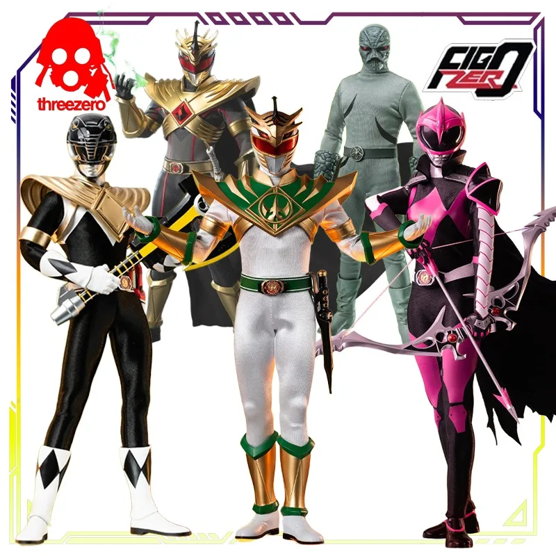 

Threezero Original FigZero Dinosaur Squad (Extraordinary Squad 1993) Series Dragon Emperor\Putty Patrol Action Figure Model Toys