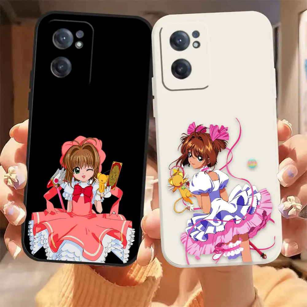 Sakura Kinomoto Cardcaptor Sakura Phone Case For Oneplus 9 9R 8 8T 7 7T ACE 2V NORD CE 2 3 Lite 5G Pro Case Funda Shell Capa