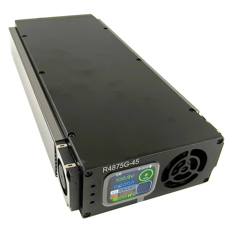 Charger lithium battery 72V50Acnc adjustable three fans high power intelligent fast 4875g fast charging