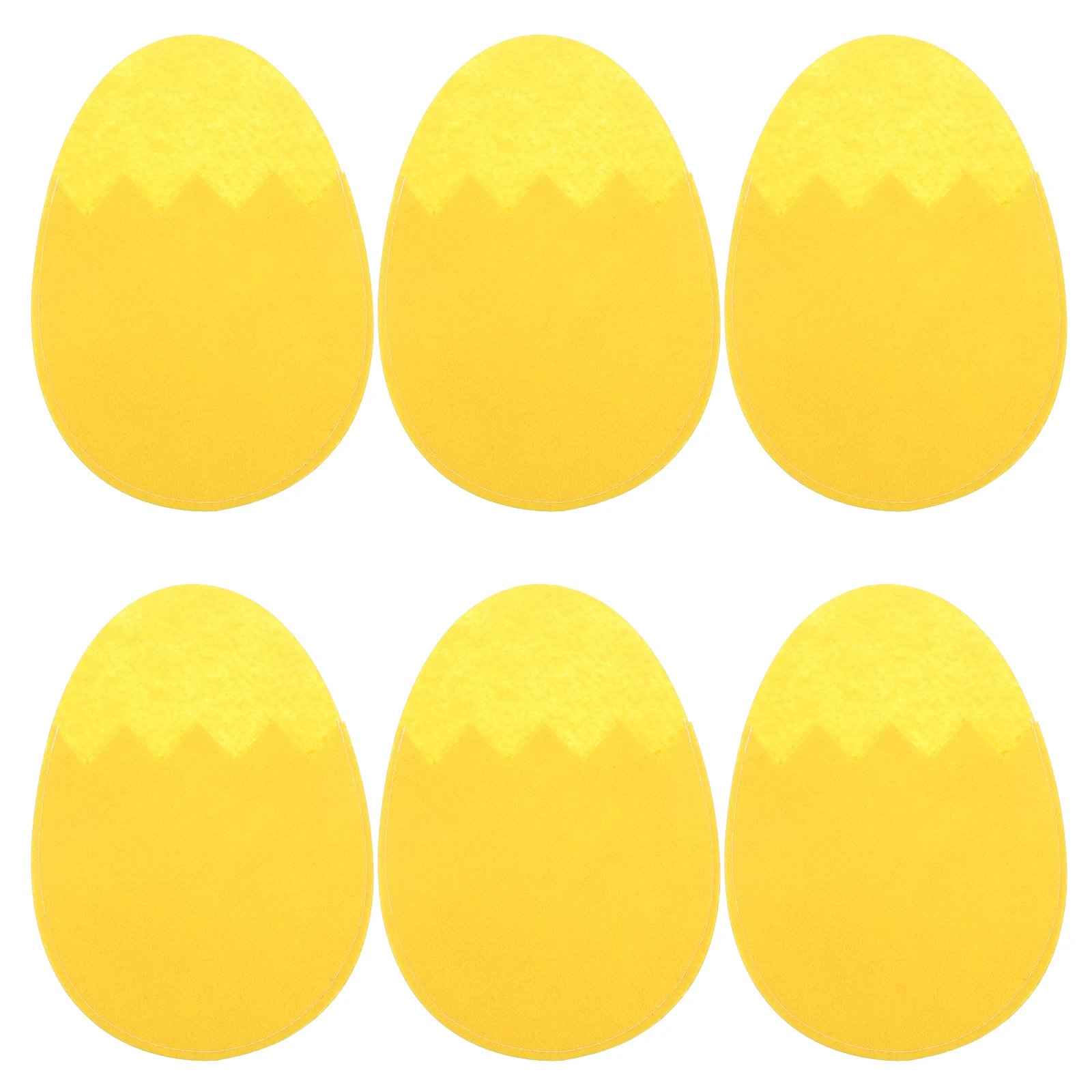

6 Pcs Easter Egg Cutlery Bag Party Table Accessories Holder Felt Silverware Bags