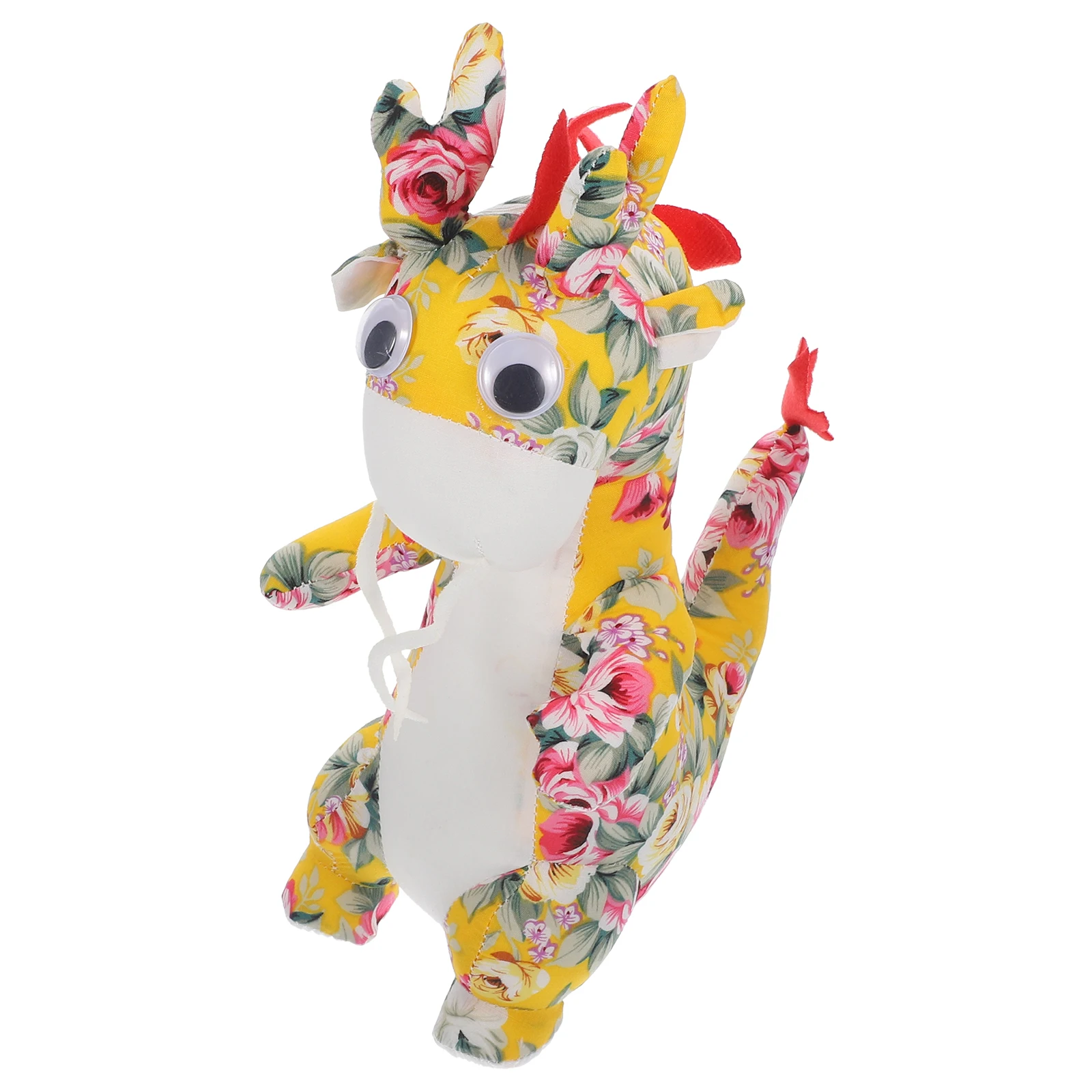 

1pc Chinese New Decoration Chinese New Year Stuffed Gift Mascot Stuffed Animals Dragon Zodiac Toy Dragon Toy