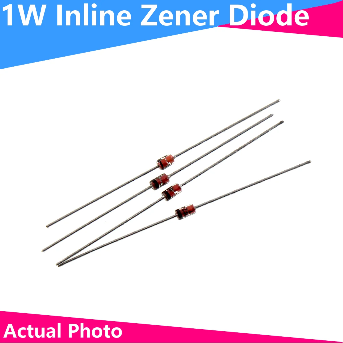 Diodo Zener de 12V, 50 piezas, 1W, 1N4728/4729/4730/4731/4732/4733/4734/4735/4736/4737/4740/4742/4746/4750/4751