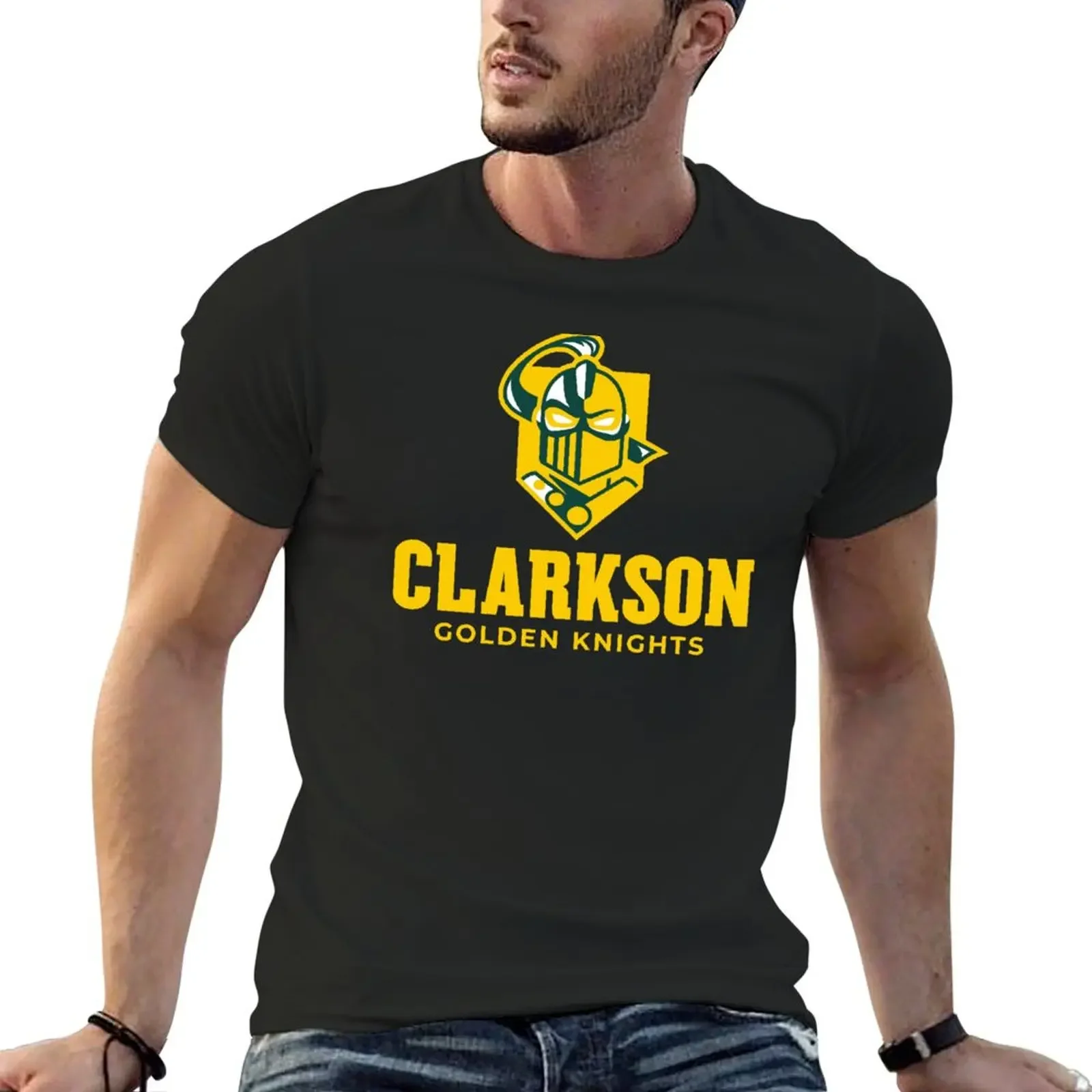 Clarkson Golden Knights T-Shirt designer shirts baggy shirts tees t shirts for men graphic