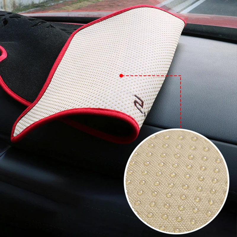 Car Dashboard Avoid light Pad Instrument Platform Cover Mats Carpets Accessories For Skoda Karoq 2017 2018 2019 2020 2021 2022