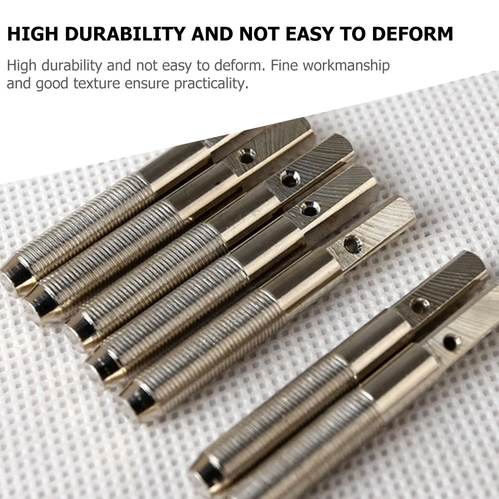 16 Pcs Lyre Fastening Nails String Musical Instrument Part Peg for Harpsichord Metal Tuning Pin DIY Accessories