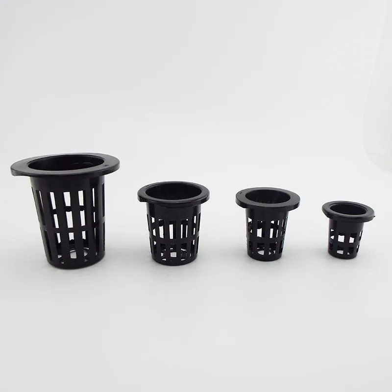 Hydroponic colonization Mesh Pot Net Cup Basket Hydroponic Planting Grow Clone Gardening Nursery Plant Pots 10pcs