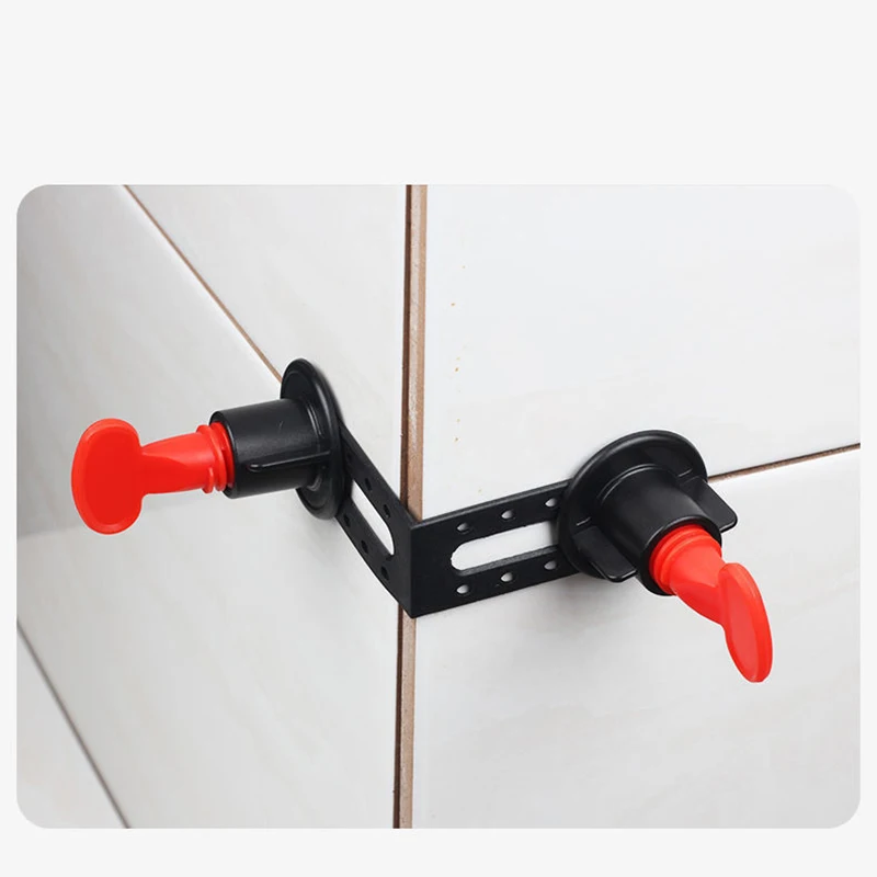 Tile Niveling System Clips, Ângulo Masculino para Piso, Telha de parede, nivelador espaçadores, Locater Ajustador, Colocando Ferramentas de