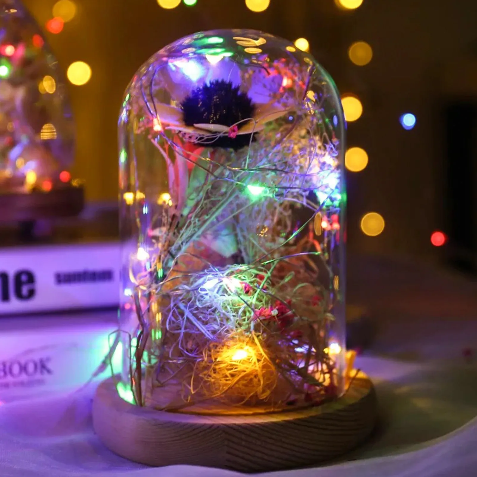 

6Pcs Fairy String Lights Decorative LED Copper Wire Light Festival Wedding Birthday Party Decorative Lamp Fairy String Lights