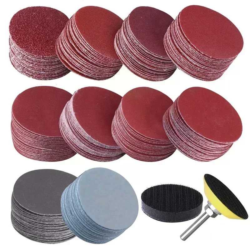 10pcs/Set 4 Inch 100mm Sanding Discs Hook Loop Sandpaper Abrasive Sand Sheets 40/400/600 /800/1000/1500/2000Grit