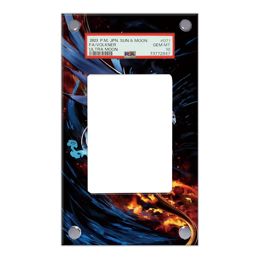 

For Pokemon M2 Inferno X Charizard Card Extended Art Display Case Collection Card Extended Painting Psa Display Rack Excluding