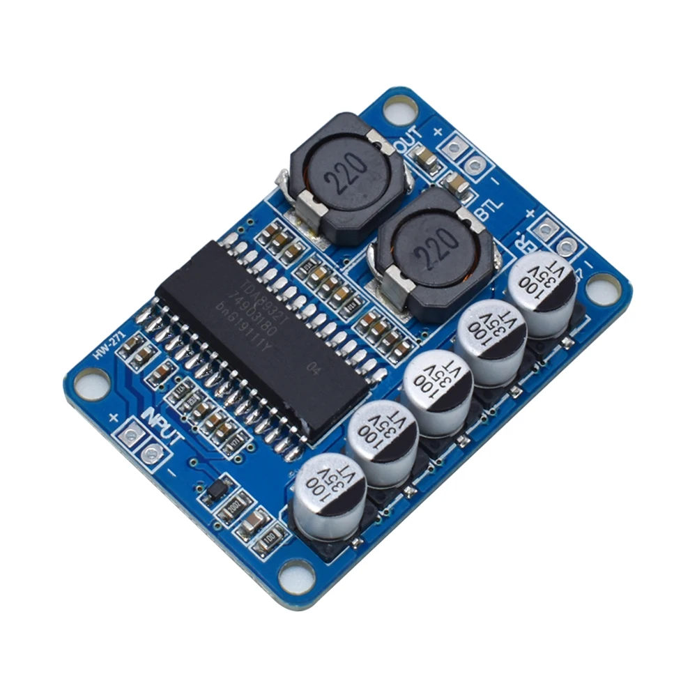 Digital power amplifier board module 35w mono amplifier module High-power TDA8932 low power consumption WAVGAT