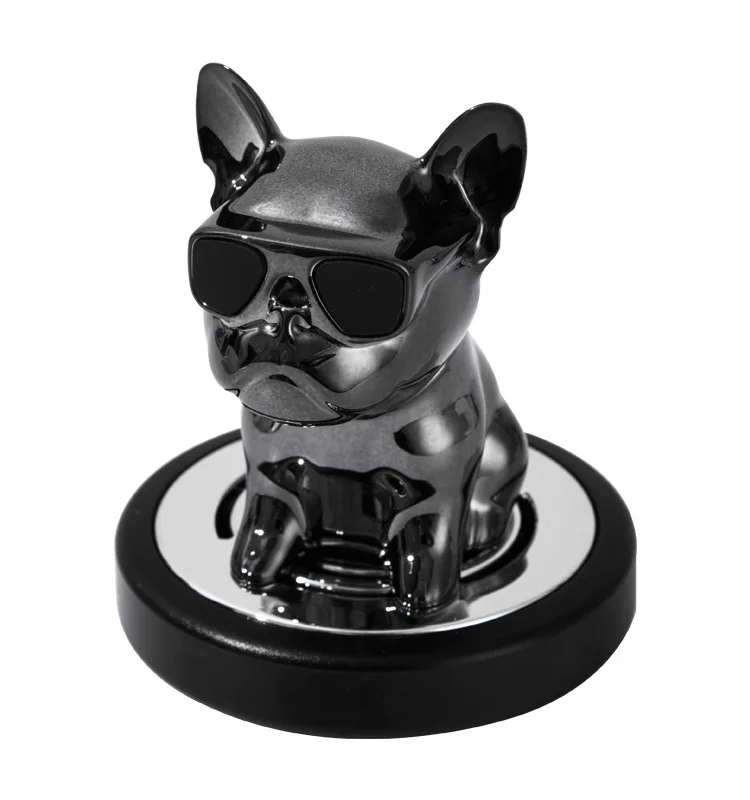 Creative car perfume shake head sunglasses dog car fragrance accessories car interior decoration bulldog