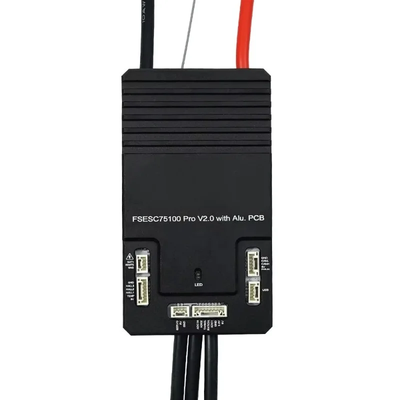 75100 Pro V2.0 VESC Speed Controller 14-84V 100A Continuous Power With Aluminum PCB,For DIY Electric Skateboard,Scooter AndEbike