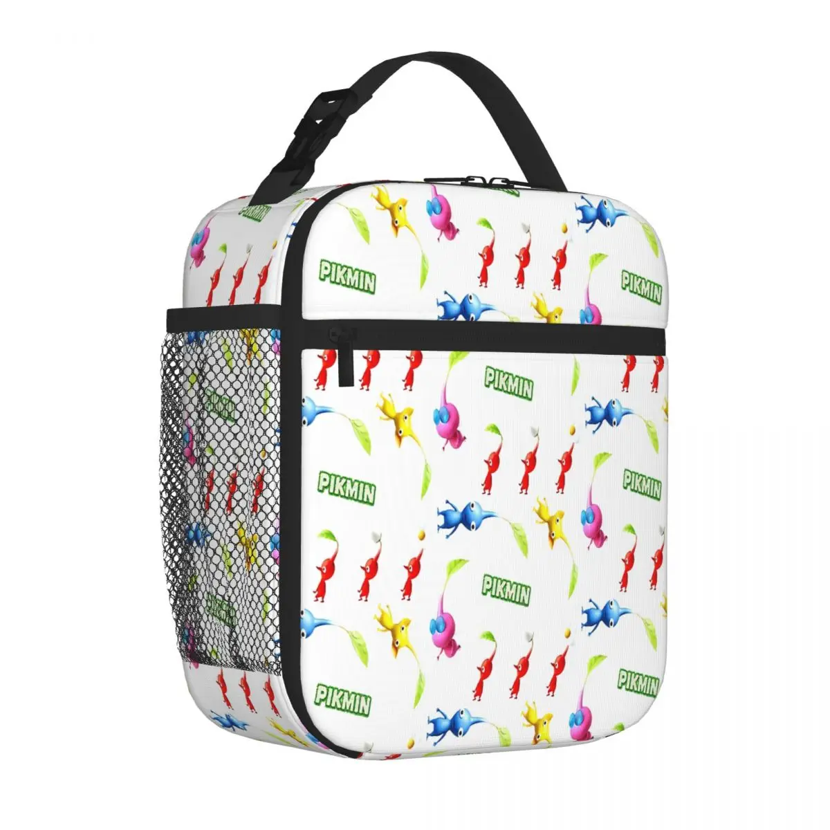 Hot Sale Pikmin Sticker Pack Free Coffee Three Compartment Reusable Lunch Bag Yard Party Carry Lunch Bag