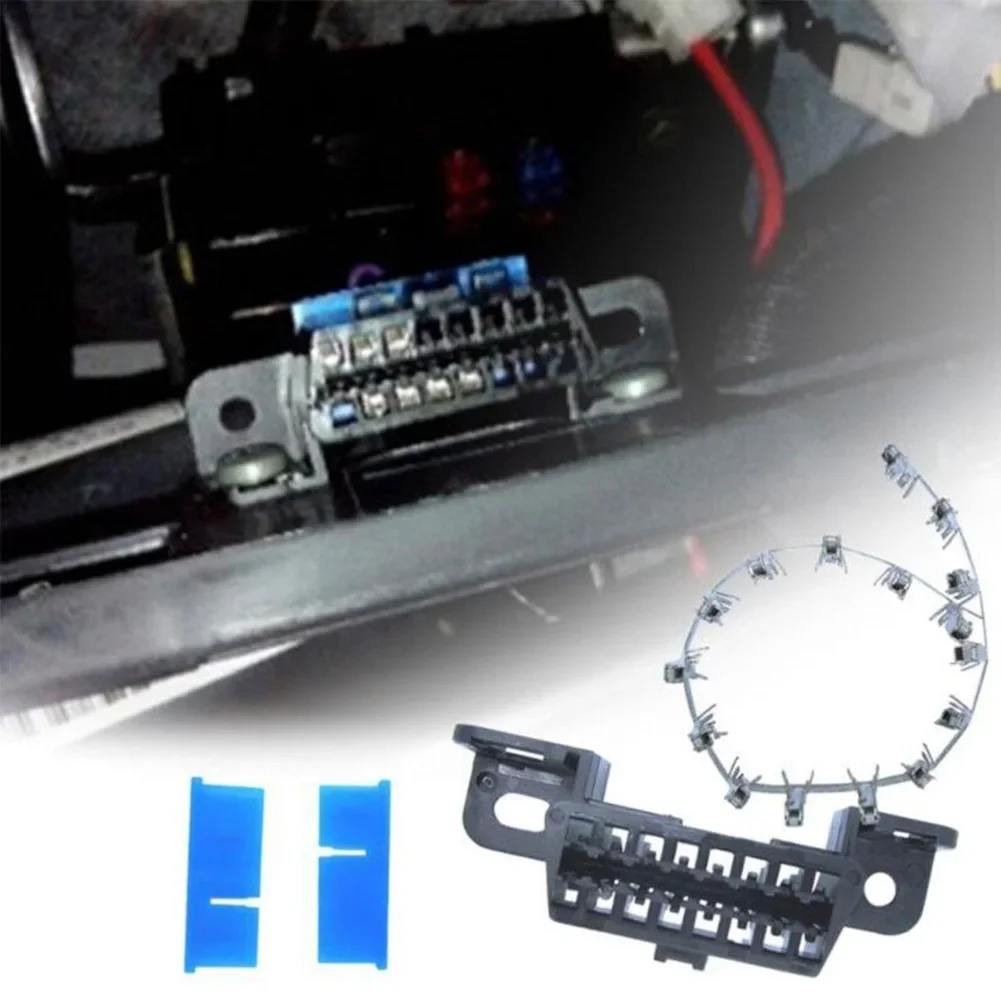 Female Connector OBD2 16 Pin 16 Pin Female Adapter OBD2 Car Auto Connector OBDII Hot Sale Replacement Wholesale