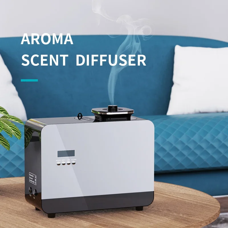 800ml Commercial Electric Essential Oil Aroma Diffuser HVAC Air Freshener Hotels Fragrance Scent Machine Nebulizer 3000CBM