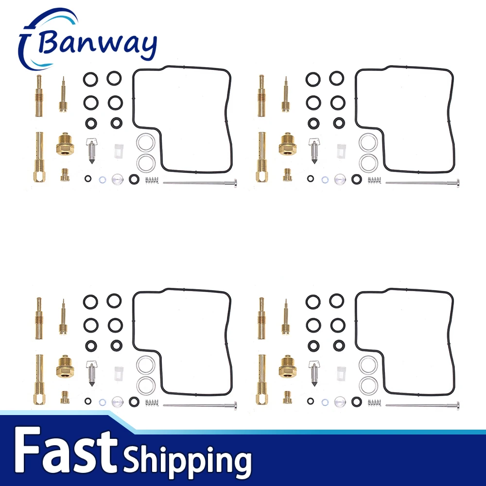 

4 Sets For Honda V45 Magna VF750C VF700C Sabre VF750S VF700S Interceptor VF750F VFR750 Carburetor Repair Kit Carb Rebuild Set