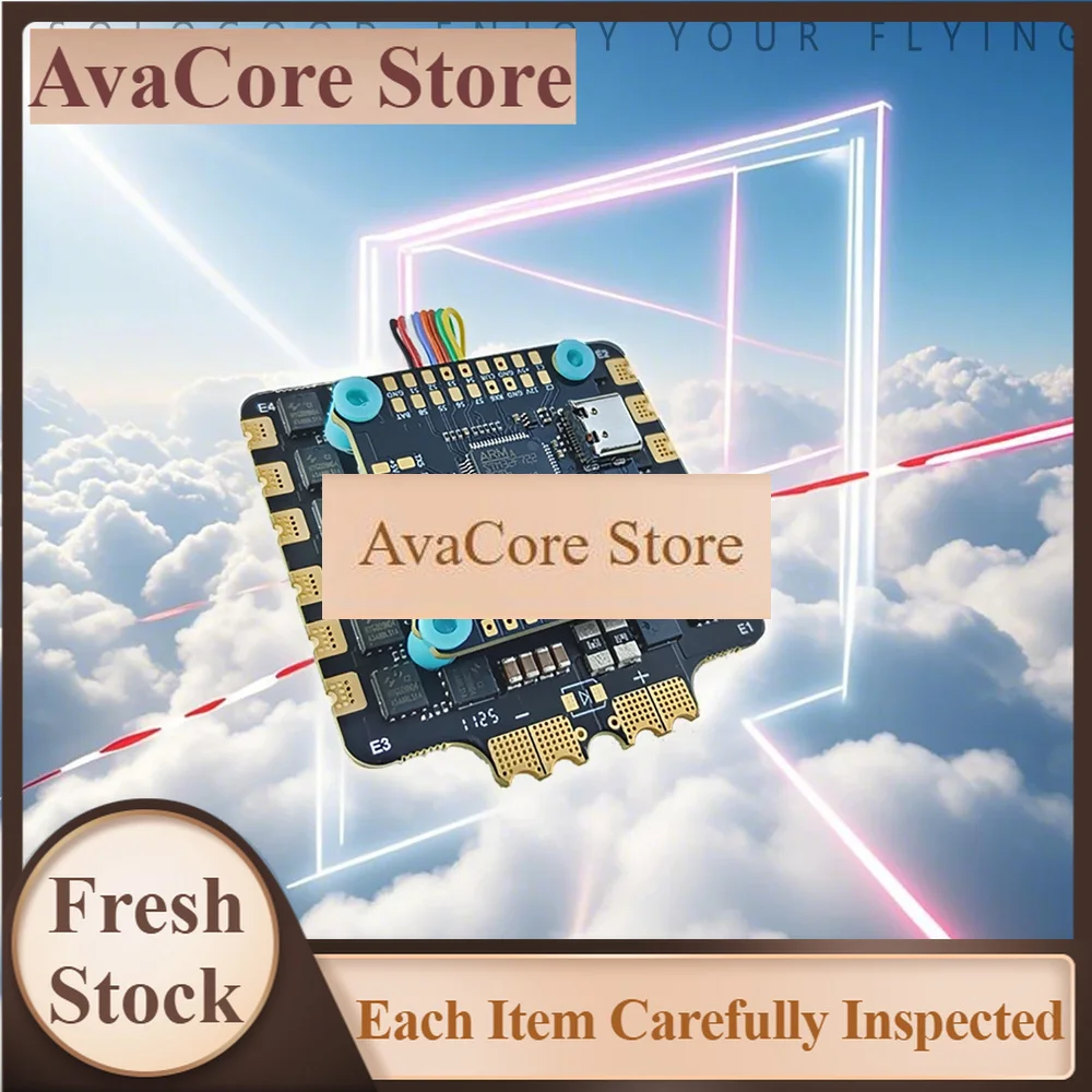 AvaCoreSoloGood F722 80A Stack  8S Flight Control Suitable Support 2 Cameras for 13 inch FPV Freestyle Drone