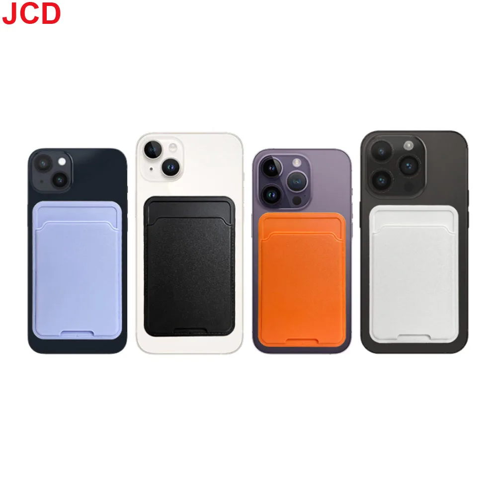 JCD 1 stücke Telefon Brieftasche Fall Karte Halter Selbst-Kleber Silikon Tasche Stick ID Bank Kreditkarte Lagerung Karte halter Tasche Zubehör – Detail 2