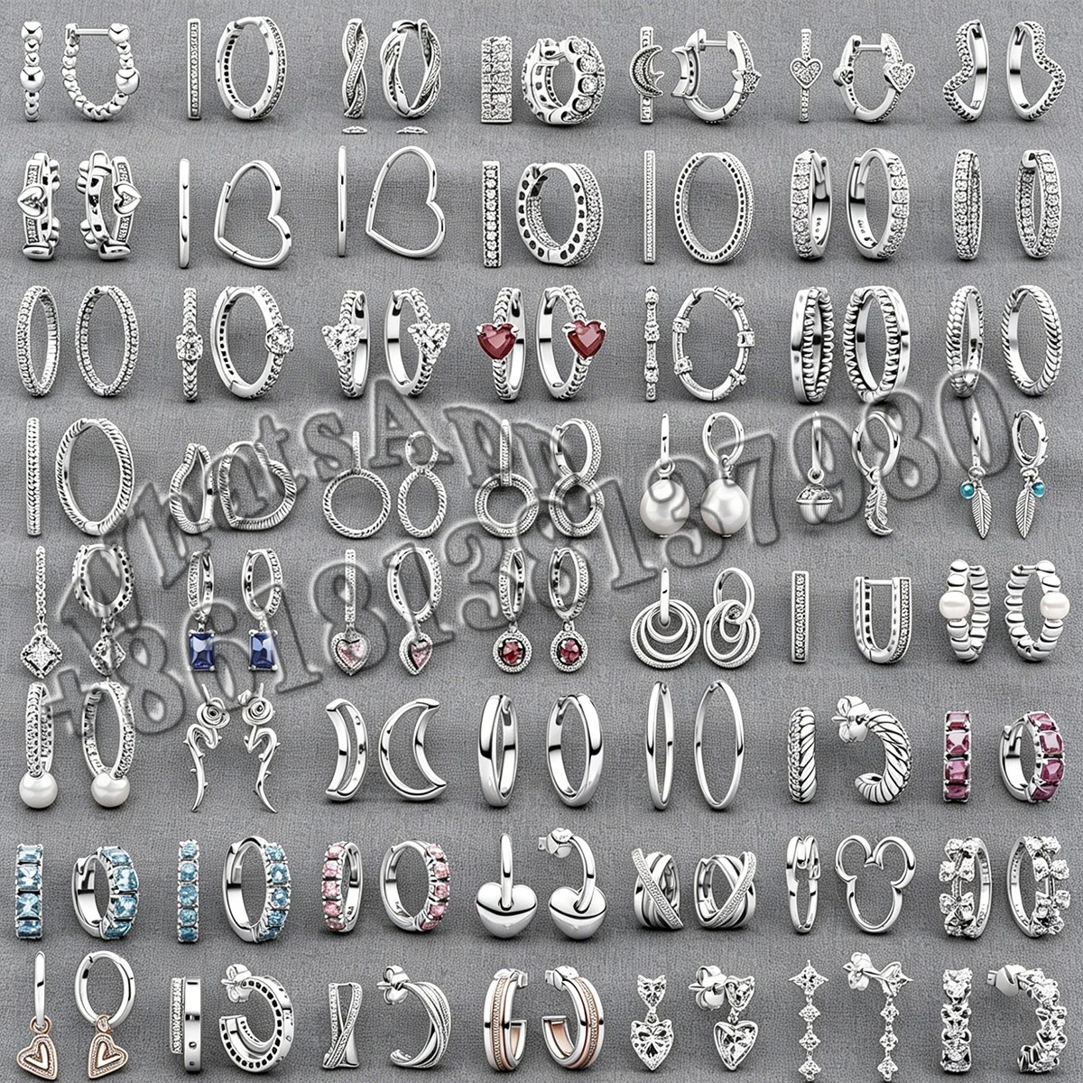 

LlGl 925 silver white earrings are high-quality jewelry gifts that are suitable for hosting a simple yet luxurious party