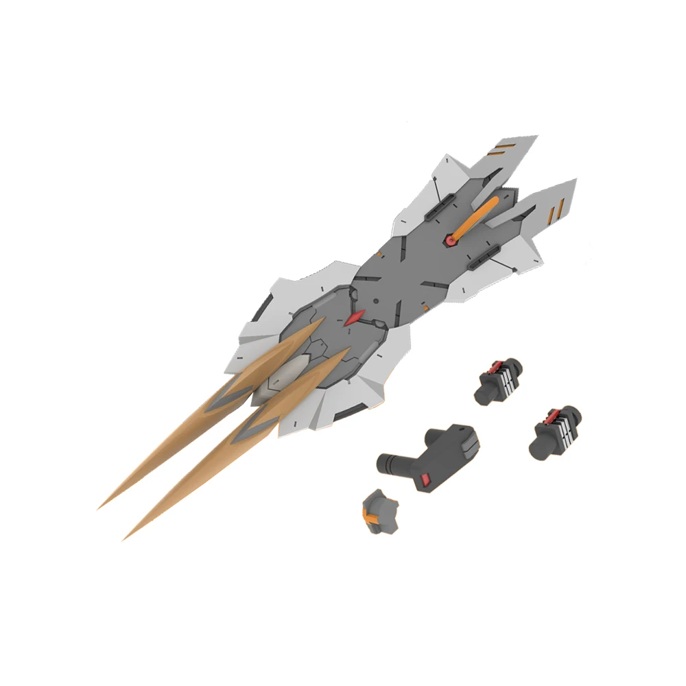 Tas Aksesori Universal Model Mecha Gadis Mesin Phoenix Armed Double Thrust Shield 1/144