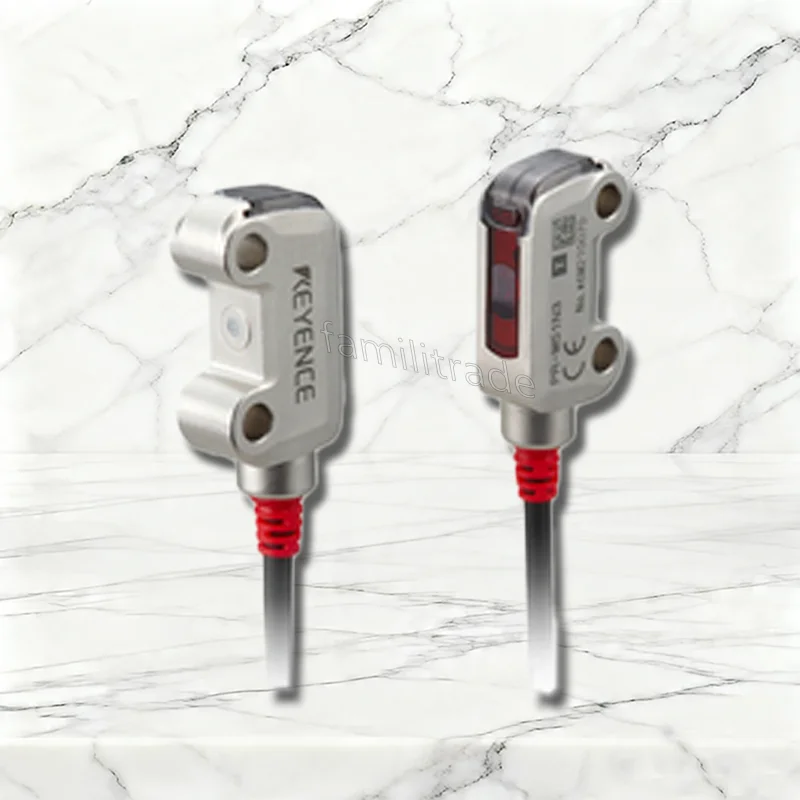 

Keyence PR-M51P3 Mini Ultra-Thin Through-beam Photoelectric Sensor 1.2m PNP Output IP67 IP69K 3m Cable#familitrade