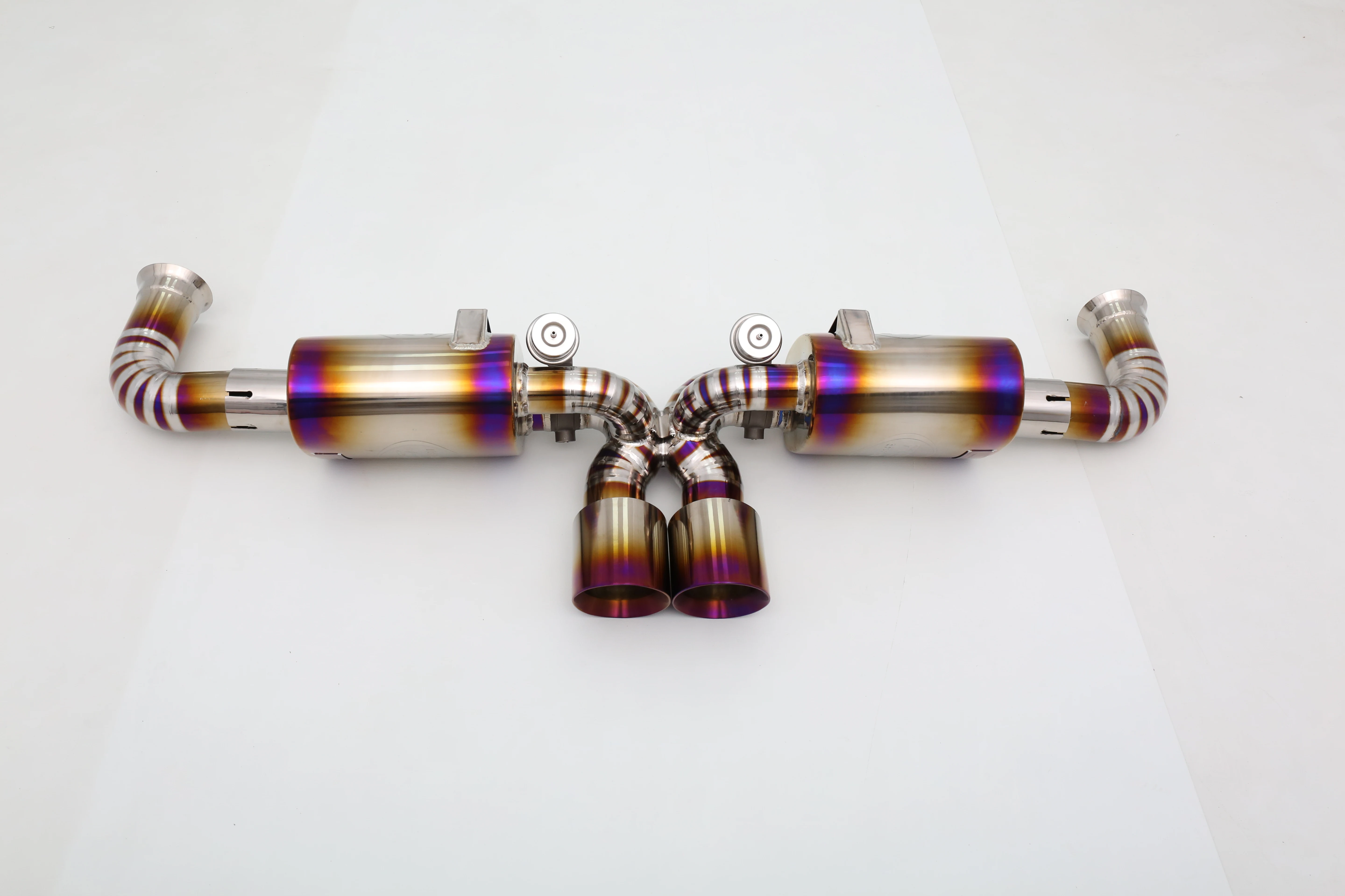OEM Custom 304 Stainless Steel/Titanium Valved Exhaust System Perfect Fit 991.1 GT3 3.4/3.8 Exhaust Pipes