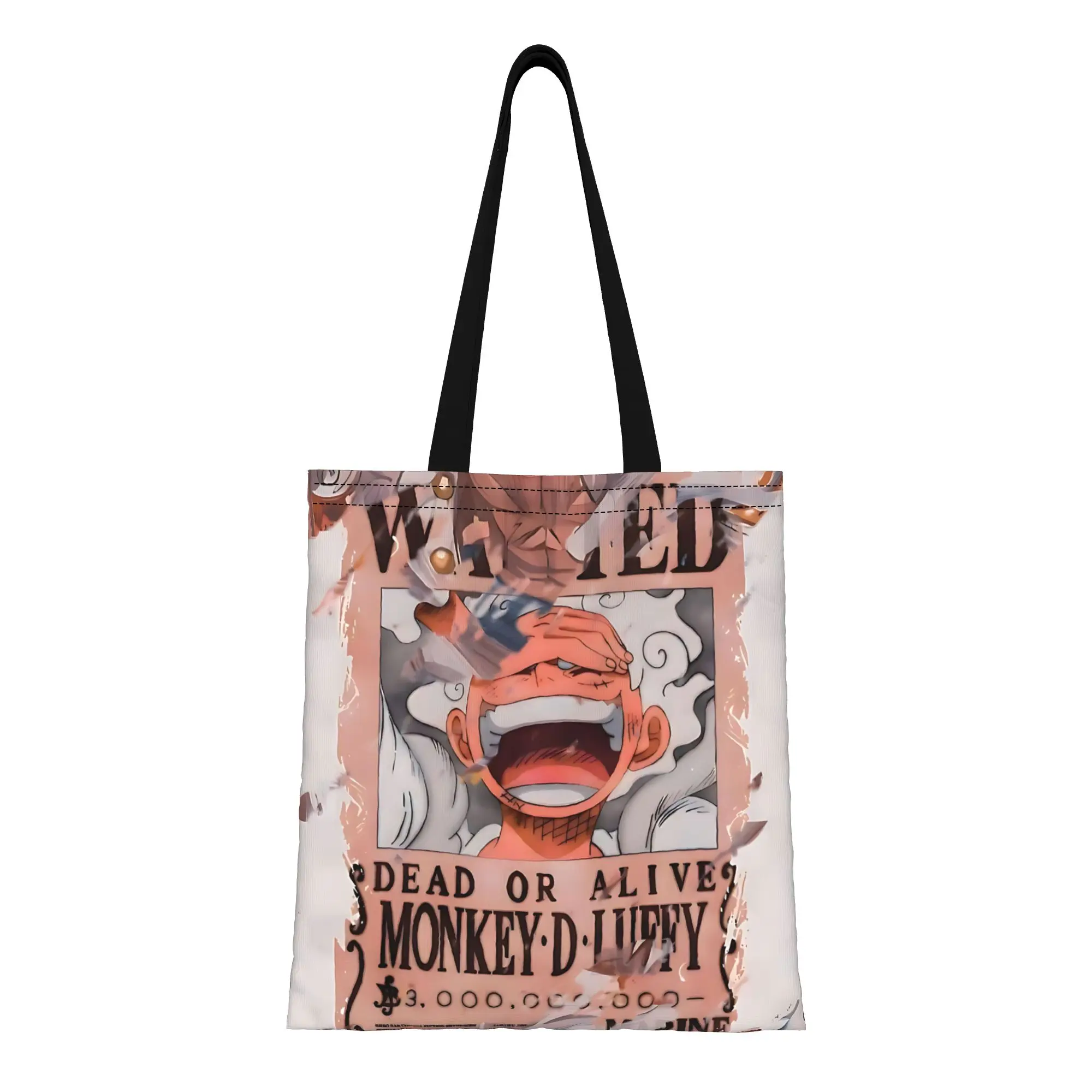 

Сумка-тоут Ita Bag для школы с Луффи из One Piece, холщовая сумка Funko, женская сумка через плечо