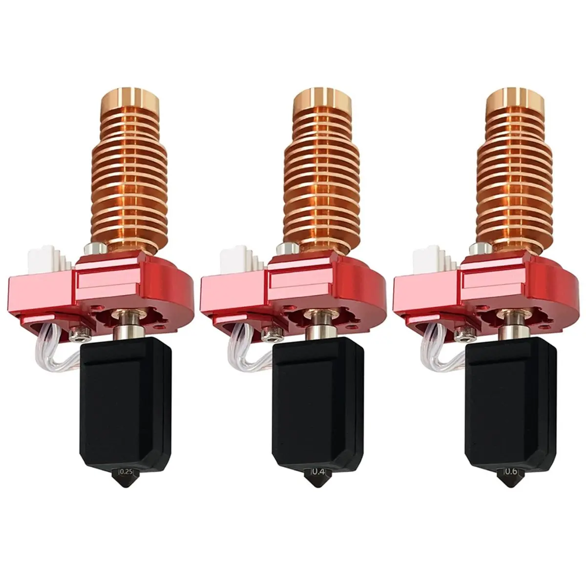 REST 3PK Upgrade 0.25/0.4/0.6MM Ceramic Hotend Kit for Adventurer 5M/5M Pro Nozzle Kit AD5M Extruder Printer