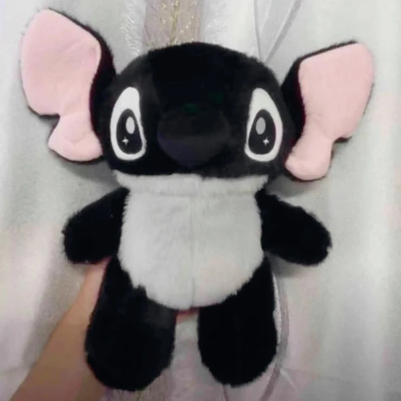 Cartoon gevulde zachte pluche pop zwarte steek anime figuur sierkussen slaapkamer kussen decoratie kinderen verjaardagscadeaus speelgoed