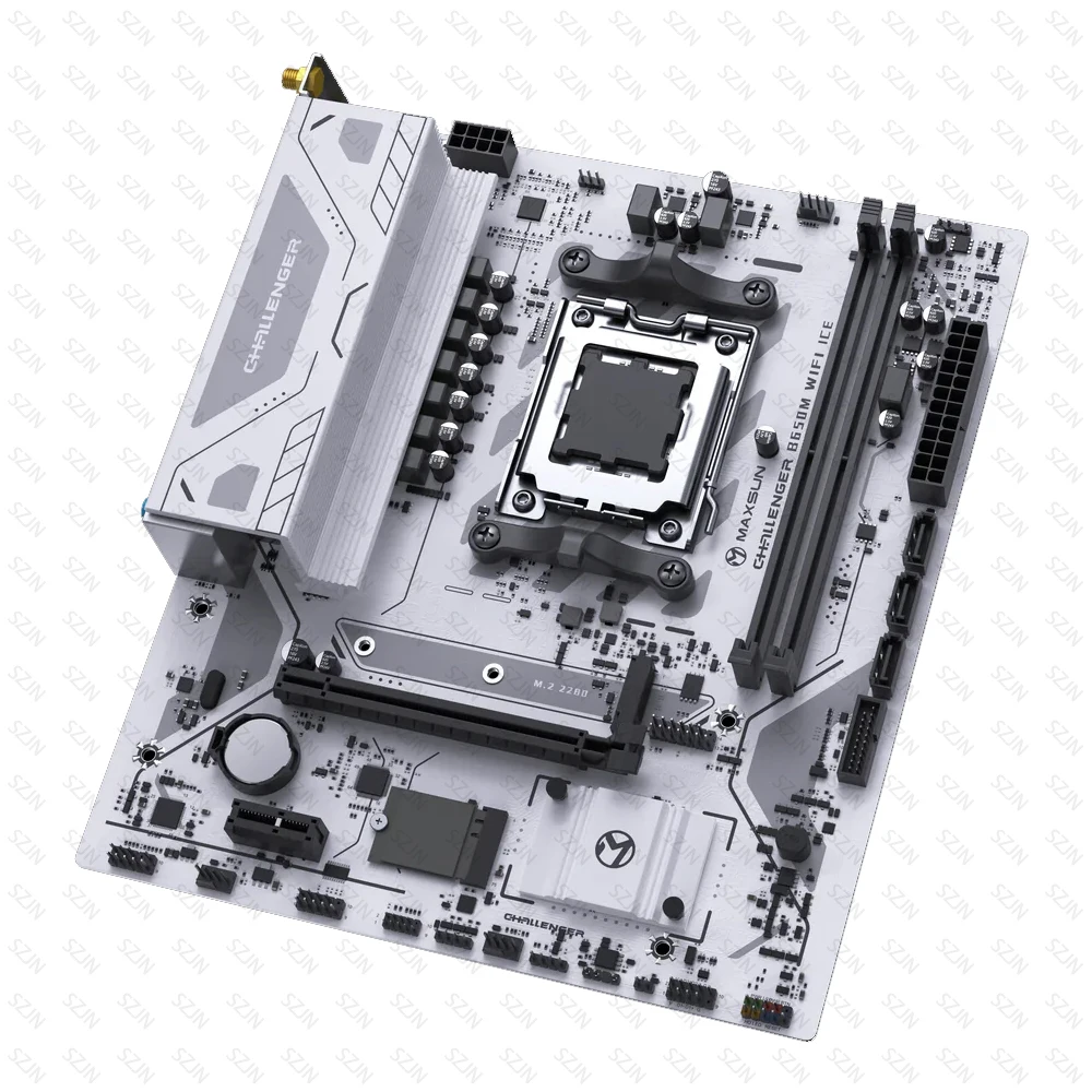 Maxsun B650 Motherboard MS-Challenger B650M WIFI ICE Support Ryzen