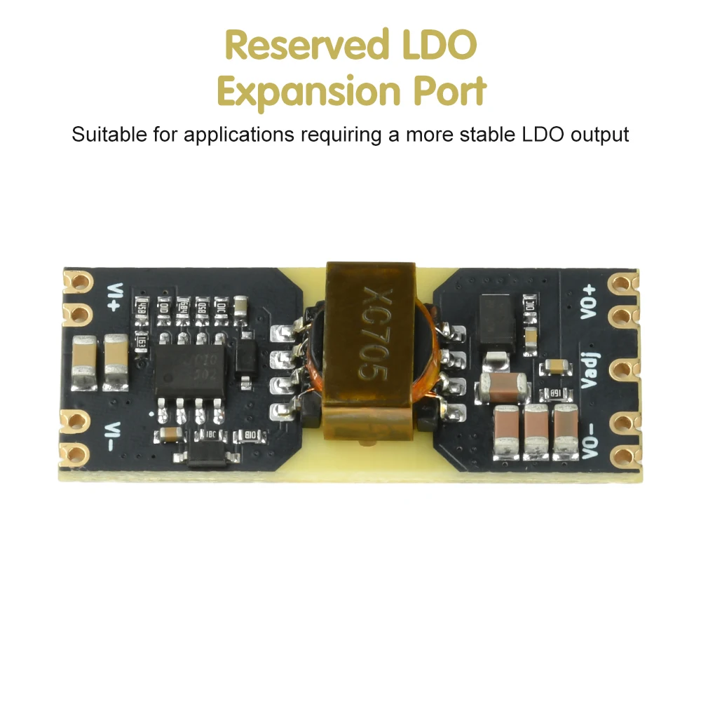 XC7010 Isolated Power Module Buck Converter DC 15-70V Input to DC 5V 12V Output Step Down Module Stabilizer Reserved for LDO