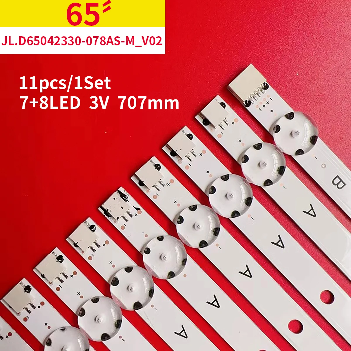 

LED strip For For VES650QNTS-2D-U11 VES650QNTA-2D-U12 2W-U32 JL.D65071330-078AS-M_V02 65HFL2899S/12 LT-65C880 L65UE18 P65UP2038A