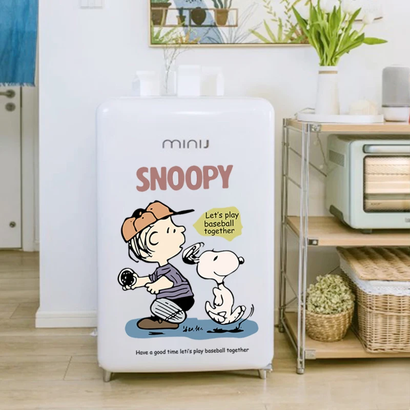 Cartoon Anime Snoopy Kitchen Refrigerator Decorative Stickers Kawaii Creative Self-Adhesive Waterproof Removable Stickers