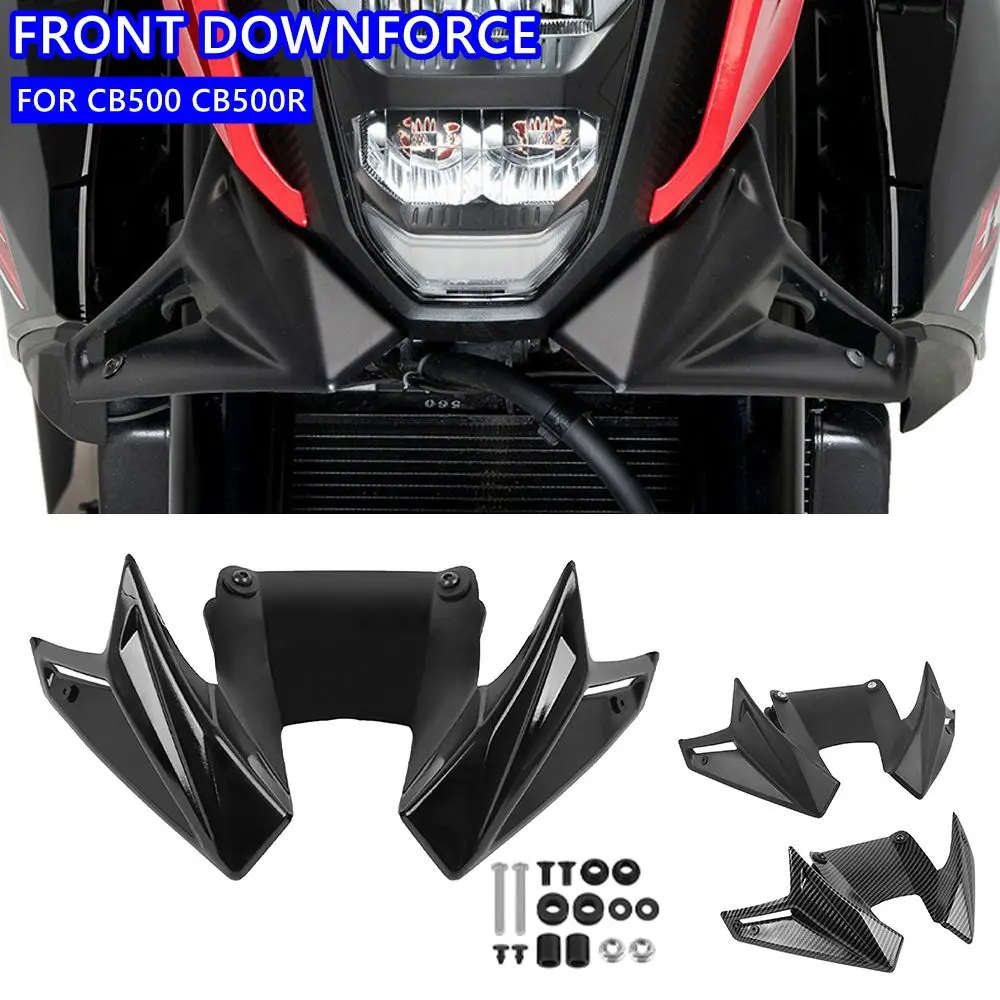 

CB500 Motorcycle Front Naked Downforce For Honda CB500R Hornet 2024-2025 Spoiler Winglet Aerodynamic Spoilers Wing Deflector