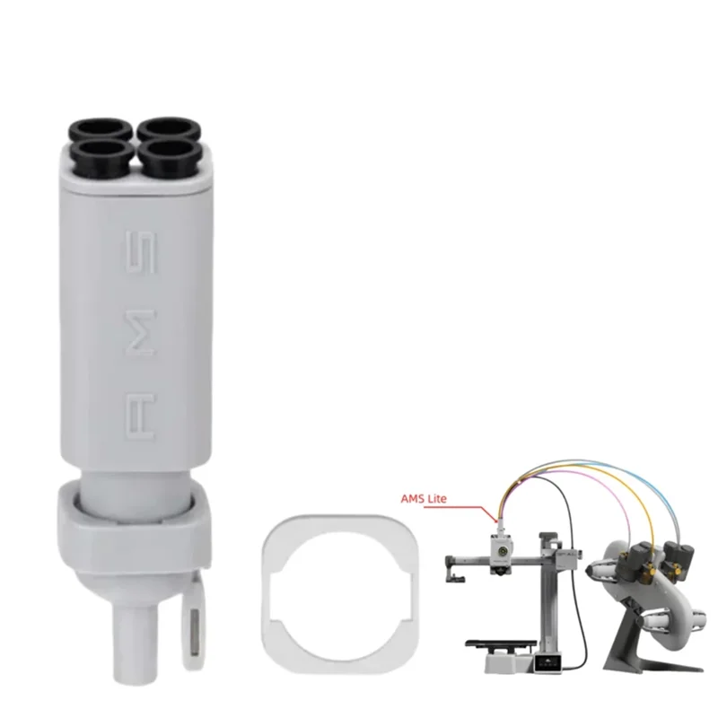 لطابعة Bambu Lab ثلاثية الأبعاد AMS Lite Filament Hub مكونات خماسية تبديل المواد الاستهلاكية الطباعة الملونة لجزء صغير A1/A1
