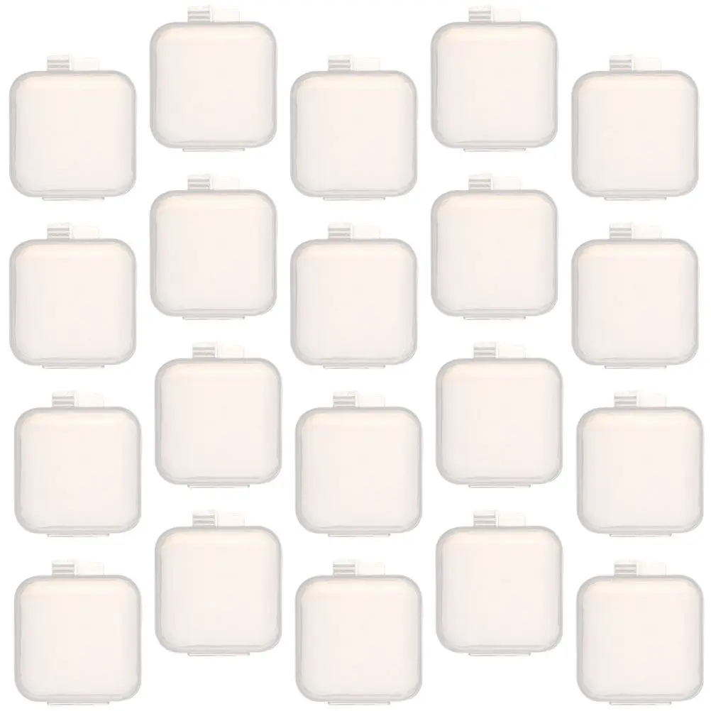 

100Pcs Jewelry Storage Boxes Small Organizer Boxes Mini Plastic Storage Containers for Rings Earrings Beads Accessories