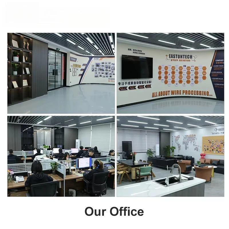 EW-1060 آلة قطع جديلة الكابلات الأوتوماتيكية آلات خلفية قابلة للطي