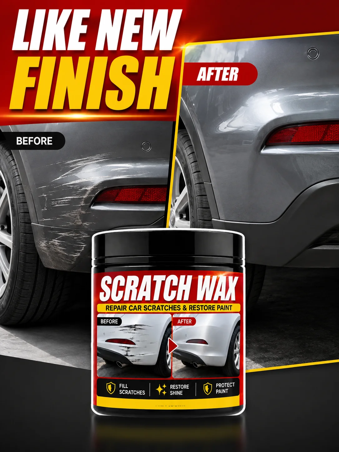 Automobile Paint Scratch Handling Paste Clean Surface Spots Marks Refresh Car Paint Luster