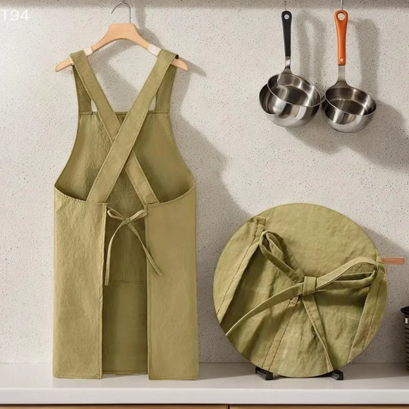 

Водонепроницаемый маслостойкий фартук без рукавов для протирания рук, общественного питания, официанта, домашнего приготовления пищи, кухонный фартук без рукавов, противообрастающий кухонный фартук