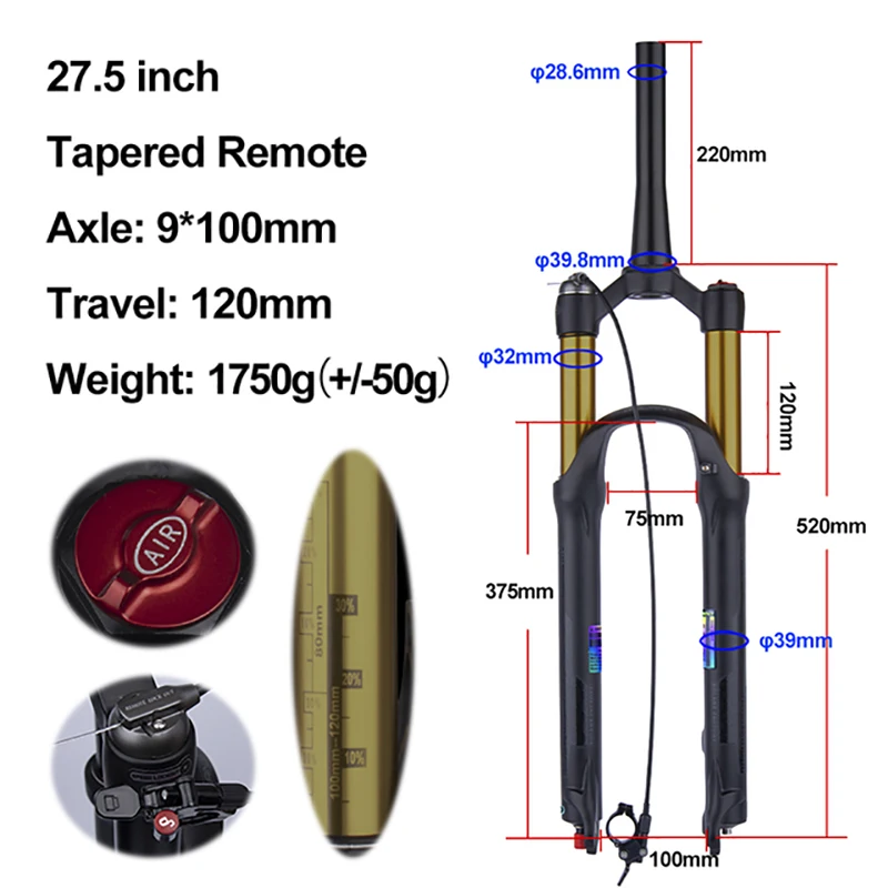Bolany サスペンションフォーク Amazon | BOLANY バイクサスペンションフォーク 20インチ 4.0 タイヤ
