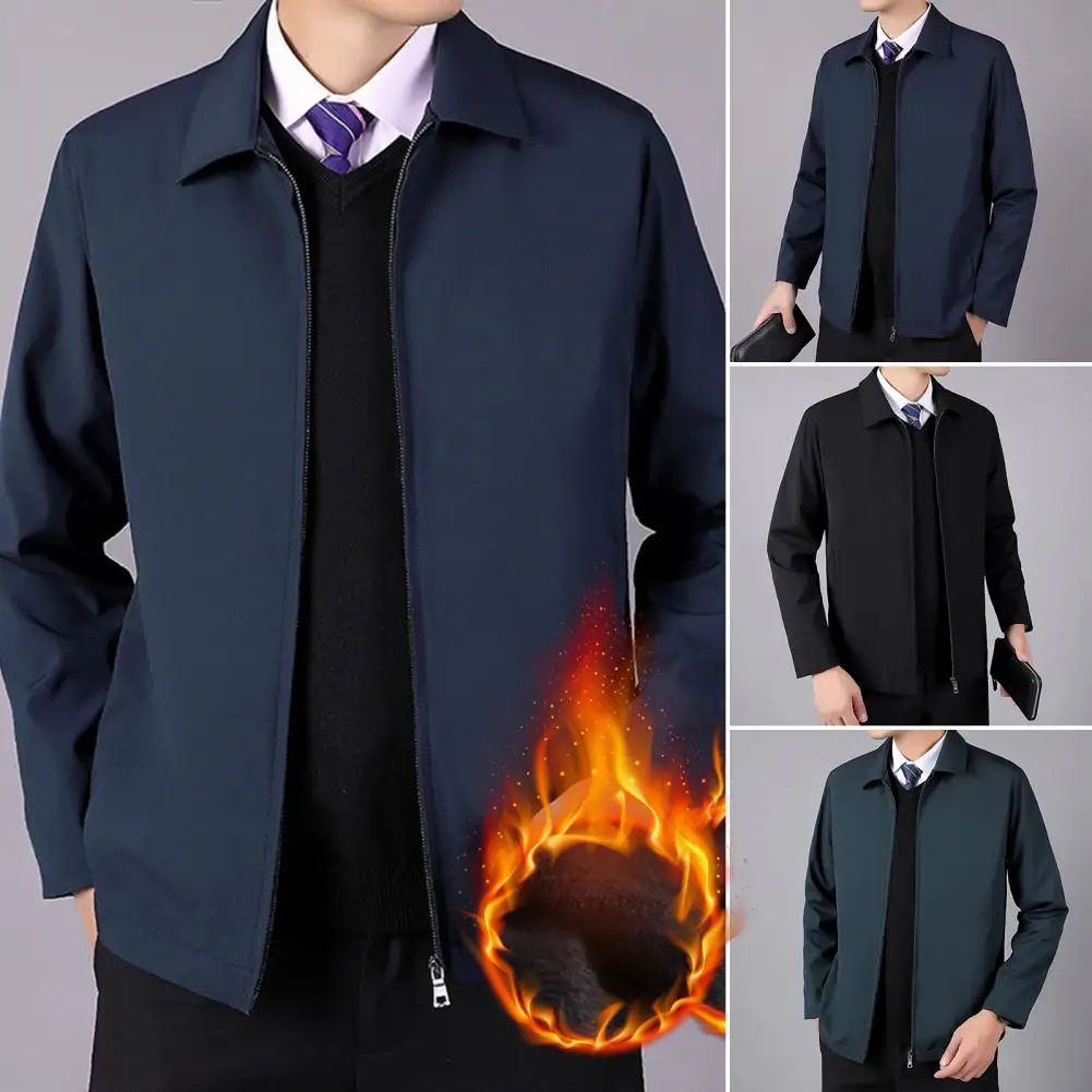 

High Quality New Brand Casual Fashion Lapel Autumn Winter Mens Coat 2022 Men Clothing Fashion Jacket Solid Classic Windbreaker