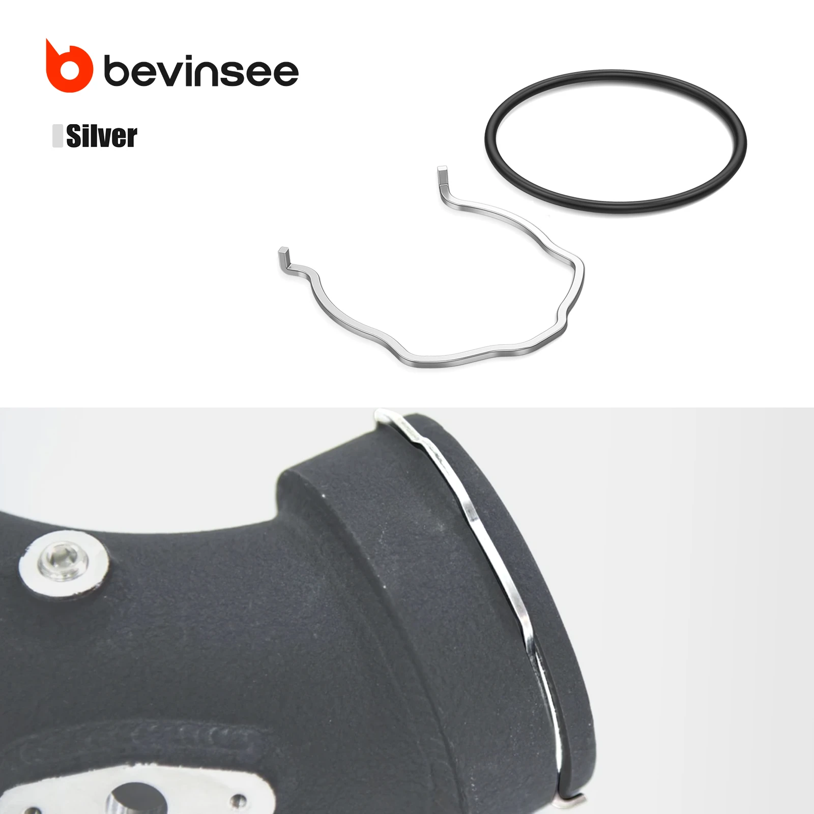 

For N54 N55 Charge Pipe Throttle Body C-Clip & O-Ring, for BMW E90 E91 E92 E93 E60 E82 E88 X1 E84 135i 335i 335xi 535i 535xi 35i