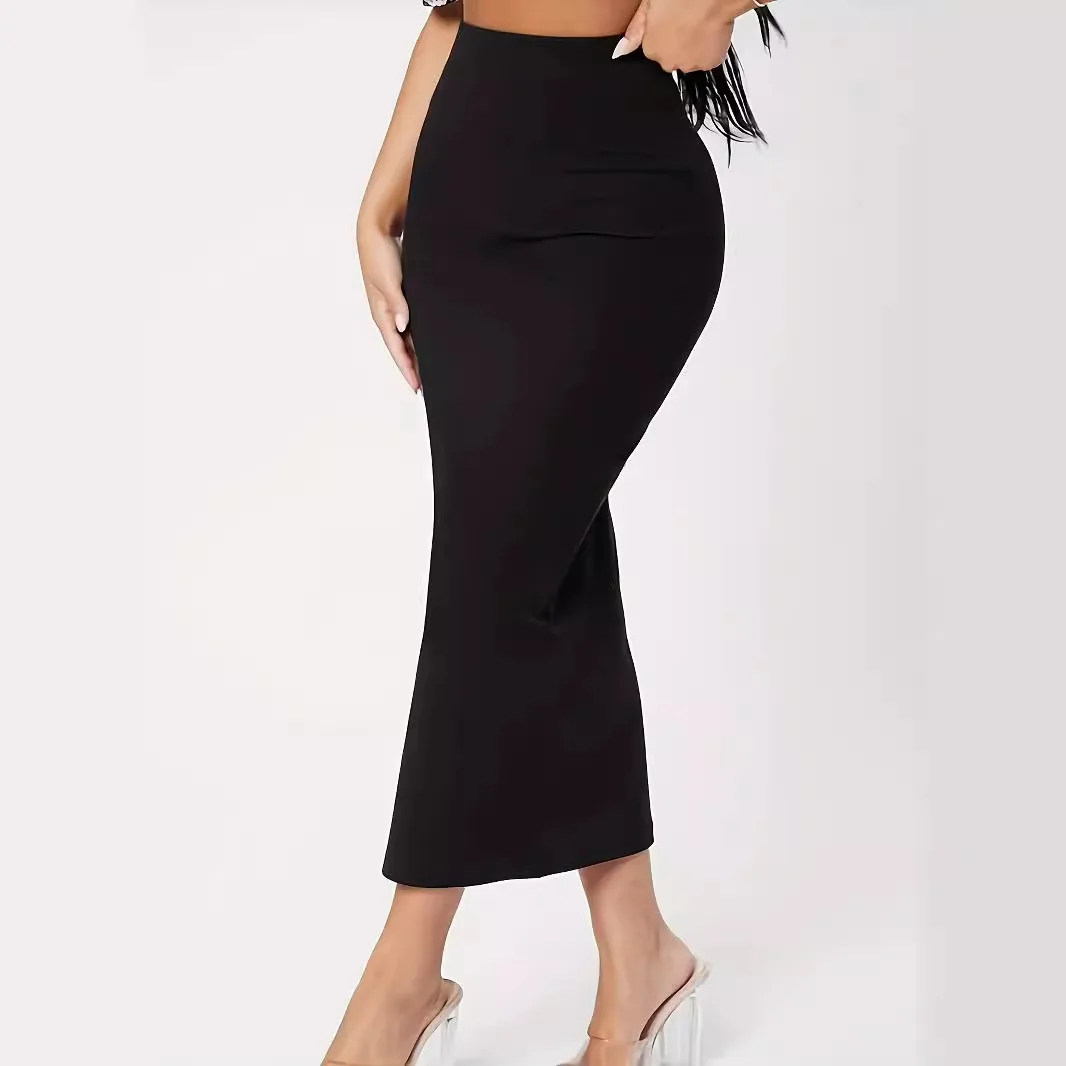 Vestido sexy de quadril extra grande tamanho evasê para mulheres moda saia formato estilo europeu e americano para