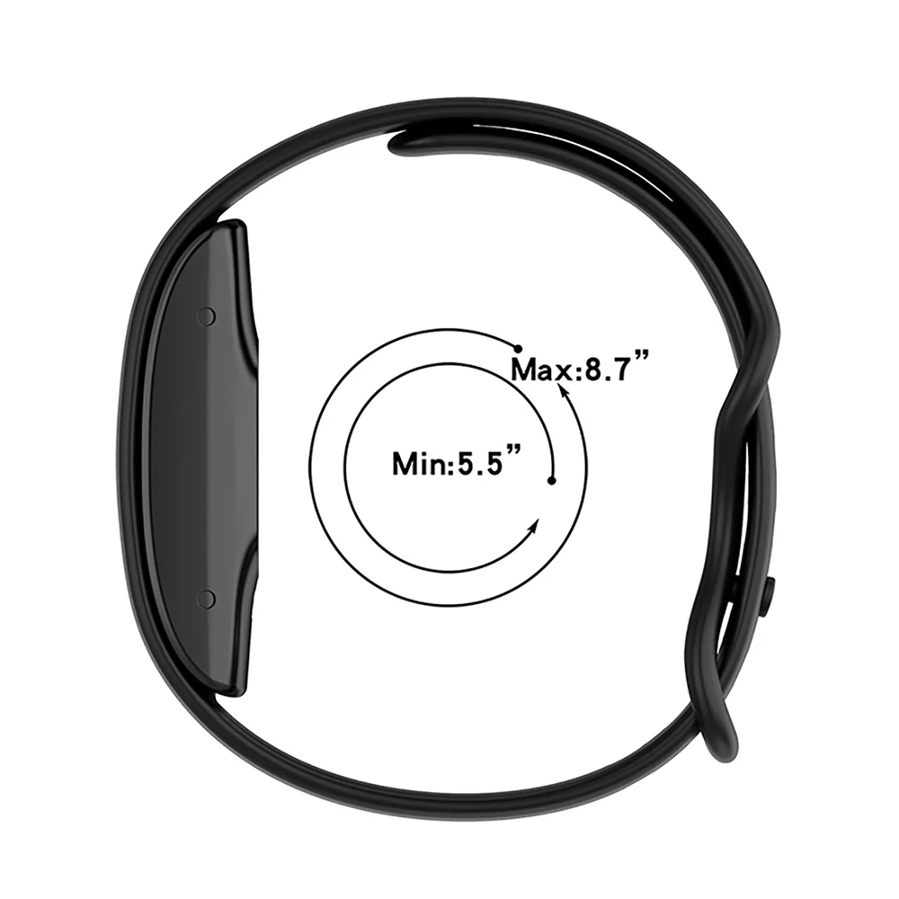 Correa de silicona Universal para reloj inteligente, pulsera ajustable de 5,5-8,7 pulgadas con hebilla para Halo Band