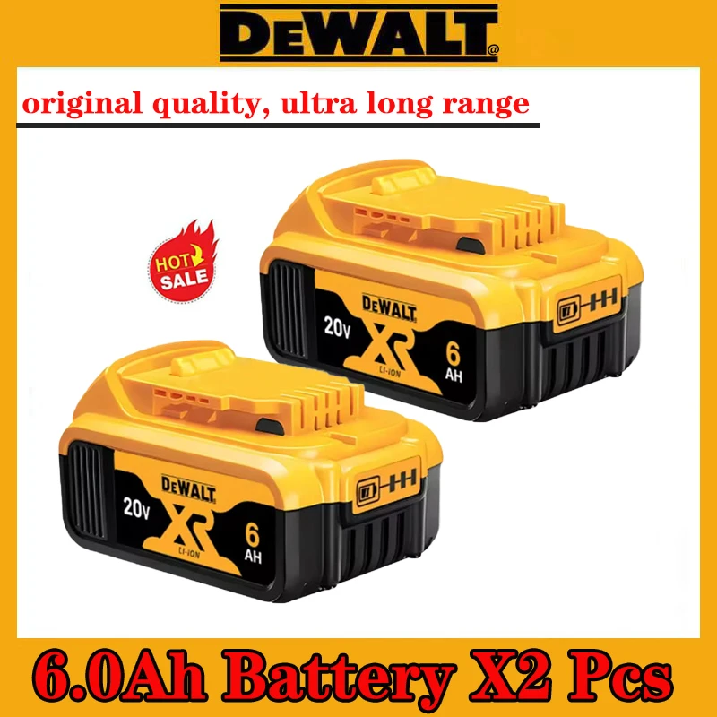 dewalt 100% original lithium-ionen akku, qualitätssicherung, lange lebensdauer ersatz DCB202 DCB203 DCB205 DCB609 DCB209 DCB612