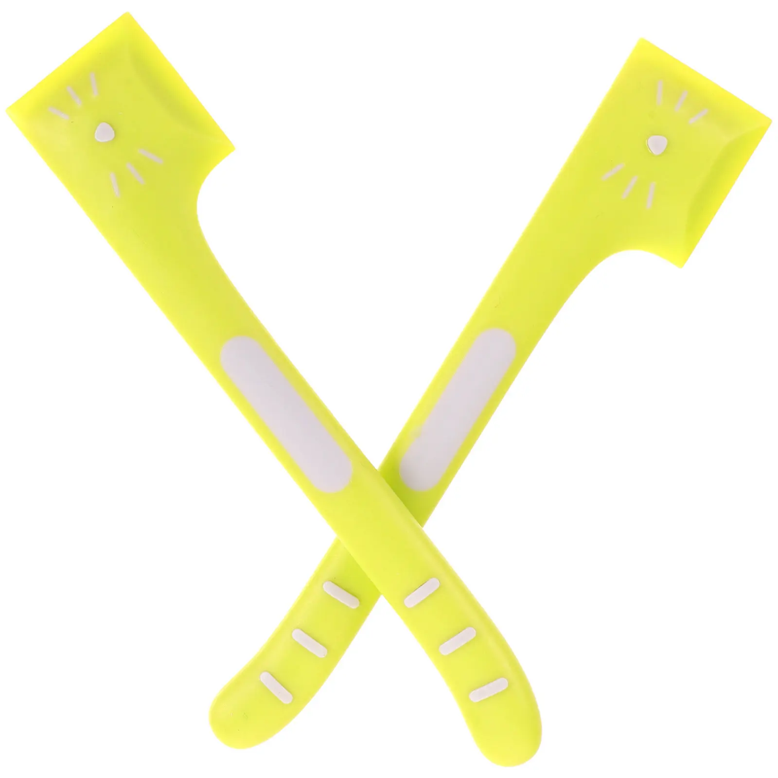 2Pcs Sturdy Pet Food Can Spoon High Grade Material Cat Dog Can Opener Spoon Food Scraper for Jars Cans Easy Bottom Corner