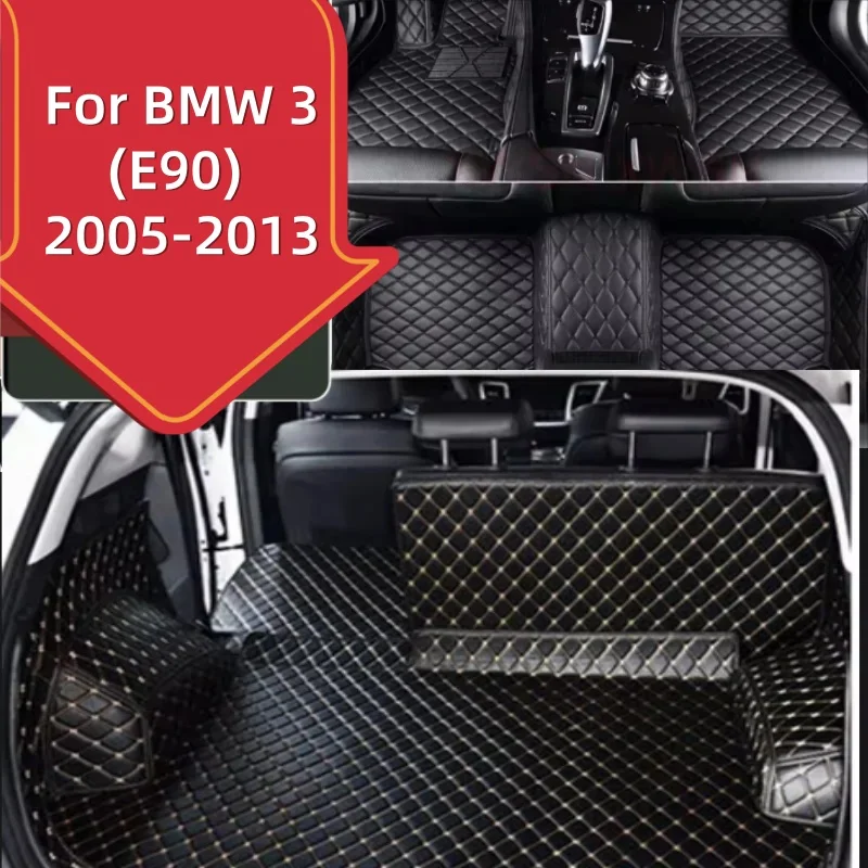 

Car Floor Mats Customized For BMW 3(E90) 2005-2013 Custom Auto Foot Pads Carpet Car Mat Accessories Universal Car Floor Mats